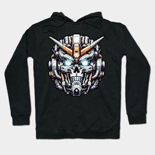 Biomech Skull S01 D35 Hoodie